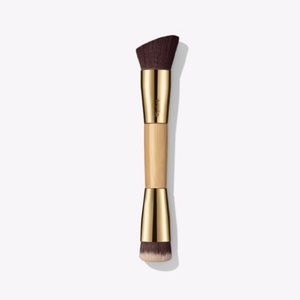 TARTE Cosmetics the Slenderizer Double-Ended Bamboo Powder Brush Makeup ~ NEW